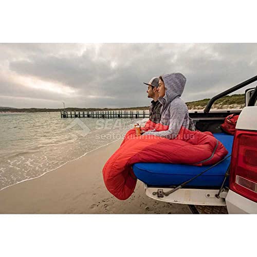 Image of Sea to Summit Comfort Deluxe Self-Inflating Foam Double Sleeping Pad, Byron Blue