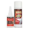 Starbond 2 oz Thick CA Glue with 6 oz Aerosol Activator Bundle Premium Cyanoacrylate Super Glue for Mitre Joint Bonding, Woodworking, Carpentry, Archery Fletching