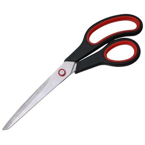 Tijeras de oficina grandes 9.5'' (24,5 cm) - Acero inoxidable - RED DRAGONFLY Cover