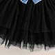 LUVCES Kleinkind Baby Mädchen Bowknot Tutu Kleid und Cardigan Set 2Pcs Sommer Elegante Prinzessinnenkleid und Kurzarm Cardigan Kleidung Sets Kurzarm Schwarz 18-24 Monate