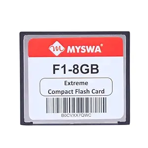 MYSWA F1-CF8GB F1 Extreme Compact Flash 8 GB MLC CF Type 1 Memory Card for CNC Machine, Railways Locomotives, Airplane Cockpits, Camera, Desktop etc