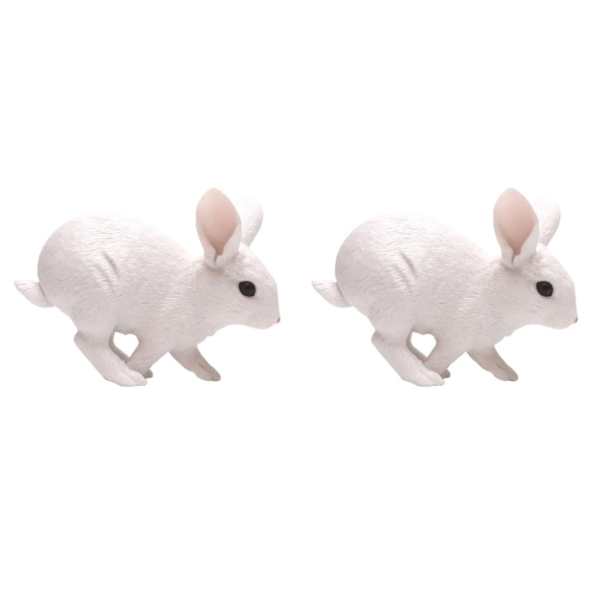 Toyvian 2 Pezzi Piccoli Animali Figure Pvc Figurina Realistica Scultura Figurina Per Arredamento Casa