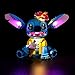 YEABRICKS Światło LED do modelu klocków Disney Stitch 43249 (zestaw nie jest dołączony)