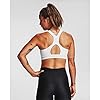 Under Armour Women's Armour High Crossback Zip Bra , White (100)/Halo Gray , 36DD