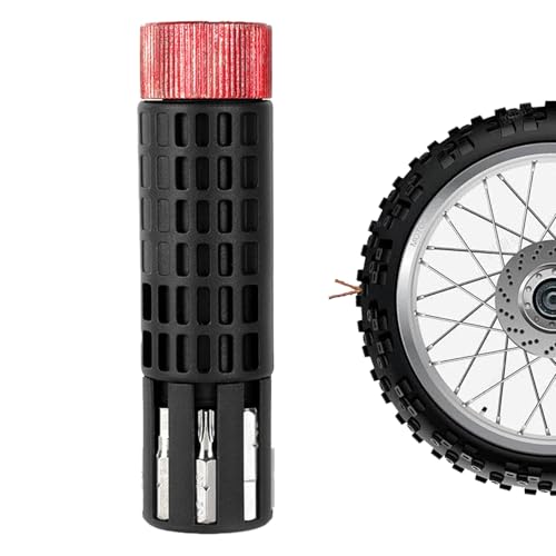 Herramienta de Extracción de Neumáticos de Bicicleta - Herramienta De Mantenimiento Para Ruedas De Patinete - Kit Portátil de Reparación de Neumáticos con Trinquete para Bicicleta, Senderismo,