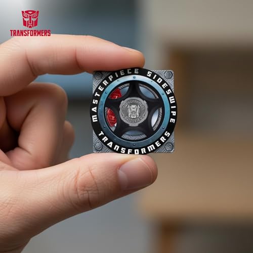Transformers Masterpiece Exclusive Sideswipe Silver Coin jeton argent de collection - 5