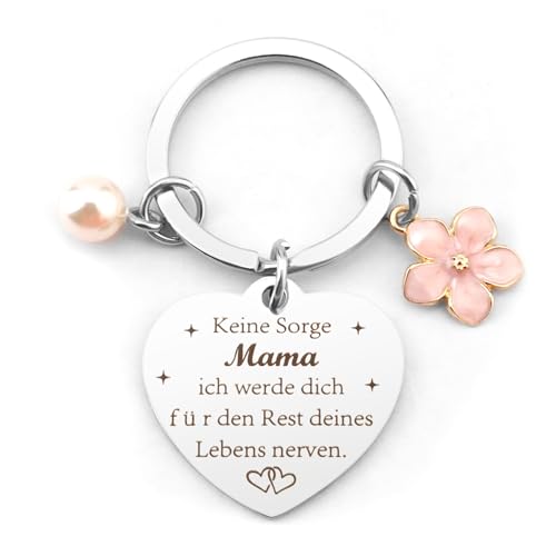 Yritioa Regalos para mamá, regalos de Navidad para mamá, regalo de cumpleaños para mamá, regalo del día de la madre para mamá, regalo de madre e hija, mejor regalo para mamá, llavero mamá, 色, Talla