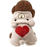 犬服 ペット服 ドッグウェア Tシャツ 洋服 かわいいダックに変身 犬服のトレーナー 犬コスプレ コスチューム ワンちゃん 猫服 スーパーマン コスプレ かわいい 人気 面白い 出掛け 散歩 (L)