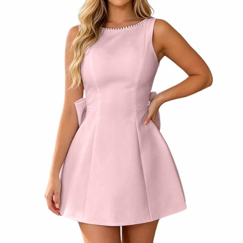 Vestido de graduación mini y ajustado con cuello cuadrado para fiesta