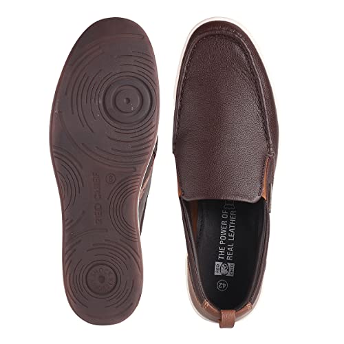 Image of Red Chief Genuine Leather Casual Slip-On Boat Shoes for Men | Stylish & Comfortable Shoes | RC3887
