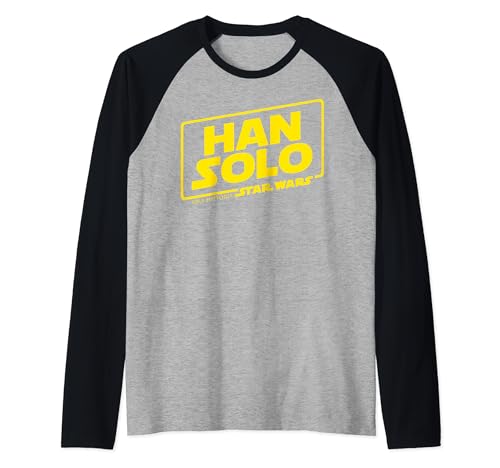 T-shirt baseball Star Wars Han Solo avec logo portugais pour fan de la saga