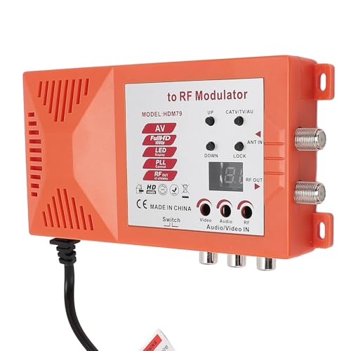 Convertidor Coaxial 1080P AV a RF con modulador de interfaz multimedia HD doméstico 6