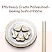 KITCHTIC Beginner Sushi Making Kit - Set Of 10 - Plastic Sushi Kit with Reusable Tools - Durable PP Plastic - Easy To Clean - Creative and Fun Sushi Maker - Sushi Roller Kit - White