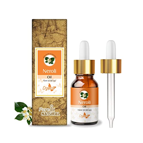 Image of Crysalis Neroli (Citrus Aurantium Var. Amara) Oil |100% Pure & Natural Undiluted Essential Oil Organic Standard| For Clear Face, Glowing Skin & Diffusers, |Aromatherapy Oil| 15ml