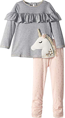 Mud Pie Baby Girls' Classic, Grey, 2T (Toddler)