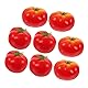 Yardenfun 8stücke Künstliche Tomaten Deko Realistische Simulation Gemüse Für Tischdekoration Und Home Decor Hochwertige Kunststoffe Für Langlebige Nutzung