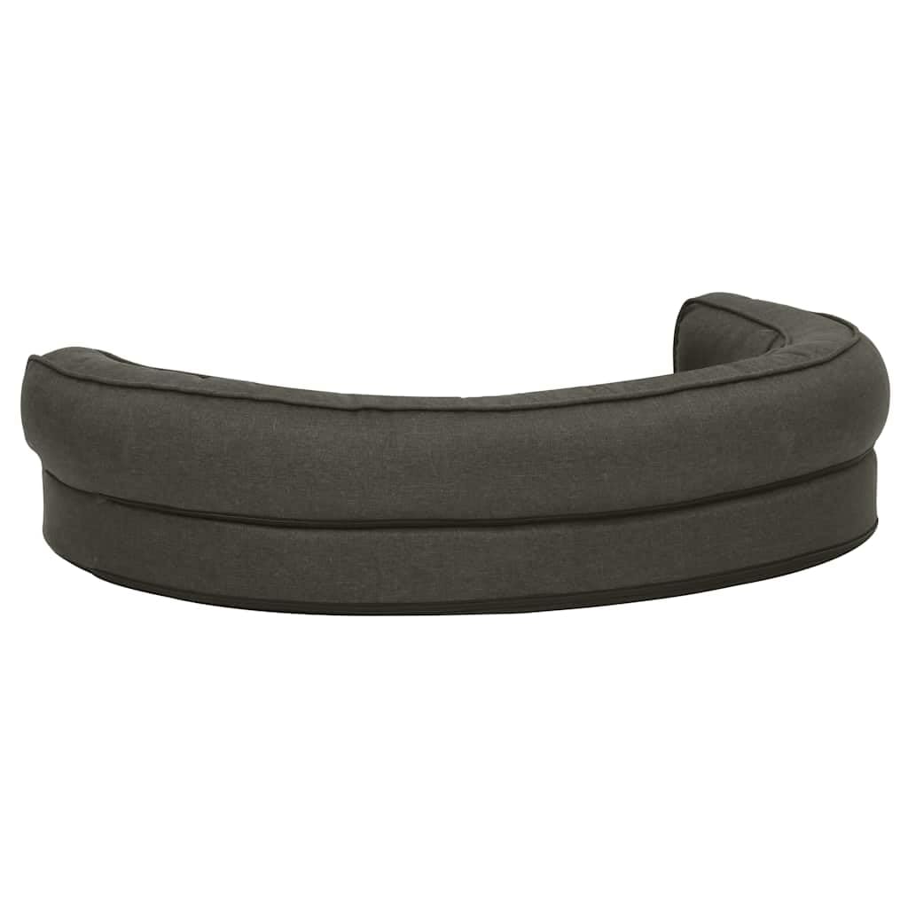 Cama para perros 75 x 53 cm gris oscuro