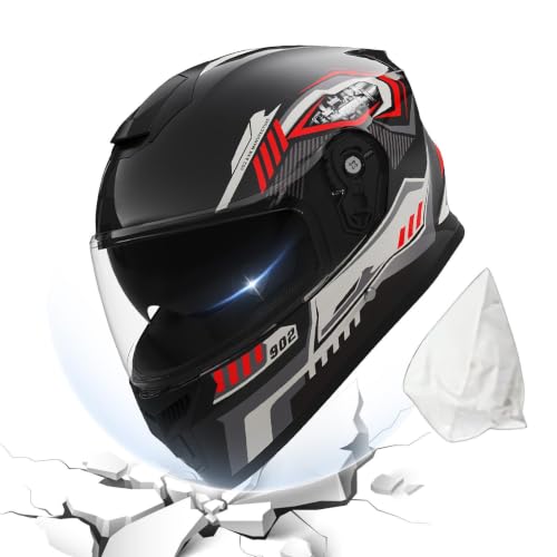 Cascos integrales de motocicleta contra el frío para carreras de ATV y scooter