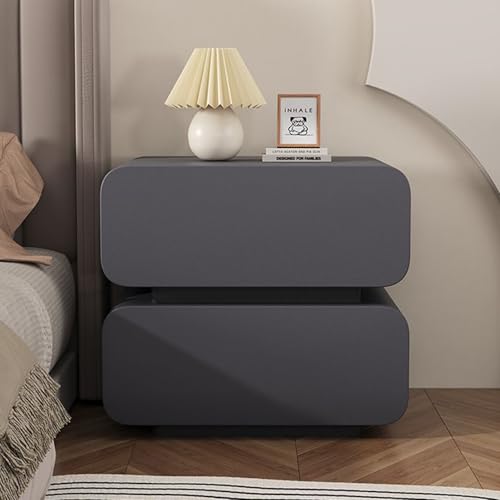 Mesitas de Noche Blancas y Gris Marca Generic