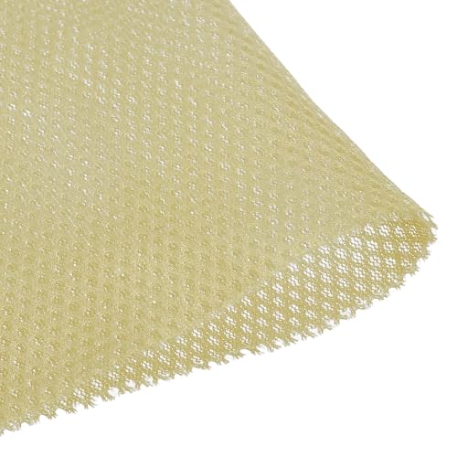 Tissu en maille pour haut-parleur beige 100x140cm - Toile de rechange pour boîtier stéréo
