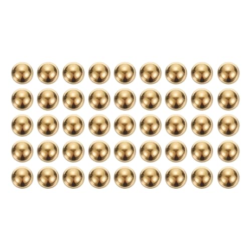 50pcs Precision Solid Brass Bearing Balls 4.5mm Industrial Ball Spheres