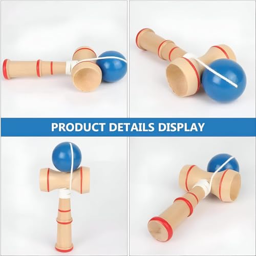 Generic Wooden Kendama Skill Toy with Long Thread & Wooden Ball - Image 6