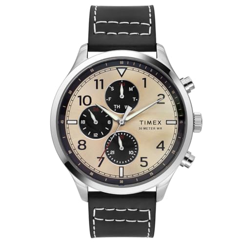 Image of TIMEX Analog Watch for Men with Round Dial & Water Resistant Man's Wrist Watches