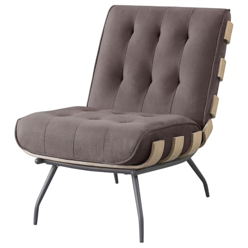 Sillón Plegable Marrón miniatura 4