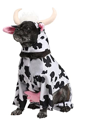 Disfraz para perro Cow Talla S multicolor
