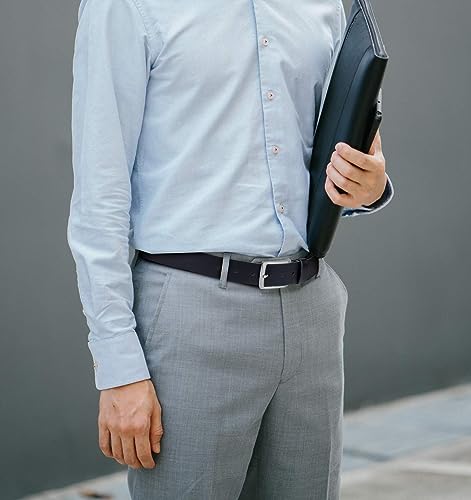 Frentree Cintura in pelle da uomo, realizzata in