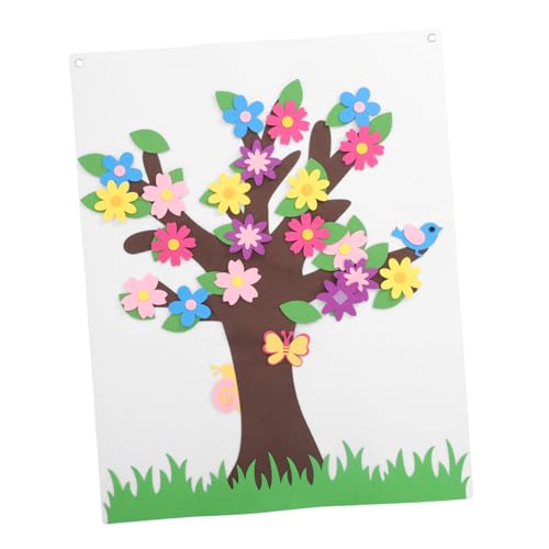 KONTONTY 1 Set DIY Felt Board Set Engaging Wall Activities Props for Creative Play and Imagination Portable Felt Decorations for Classrooms and Rooms