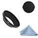 SIOTI Camera Wide Angle Metal Lens Hood with Cleaning Cloth and Lens Cap Compatible with Leica/Fuji/Nikon/Canon/Samsung Standard Thread Lens(52mm)