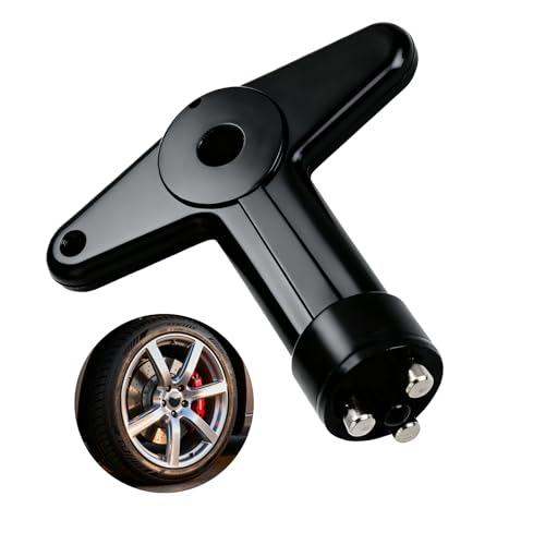 tiyiyok 1 Piezas Llave Tapacubos Antirrobo, Llave antirrobo Tapacubos, Llaves de llantas, Compatible con Renault Clio Espace Kangoo Megane Opel 7700422600