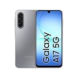 Samsung Galaxy A17 5G, AI Smartphone, Slim 7.5mm Frame, Large Screen, 50MP Camera, 128GB Storage, 4GB Memory, 5000 mAh Battery, Grey, 3 Year Extended Warranty (UK Version)