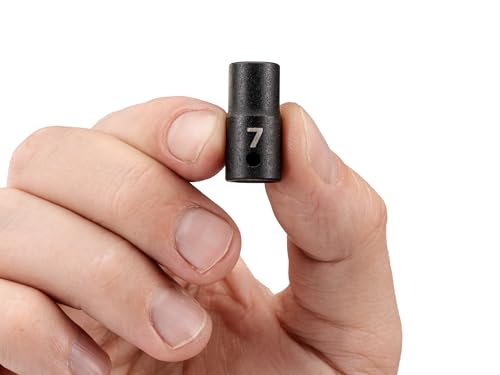 Image of TEKTON 1 /4 Inch Drive x 7 mm Shallow 6-Point Impact Socket | SID02107