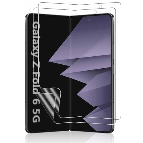 【2枚セット】For Galaxy Z Fold6 (SC-55E) フィルム 保護フィルム 【Moahsiuny】柔らかい 超薄TPU製 曲面対応 自然修復 高透過率 気泡なし 指紋防止 衝撃吸収