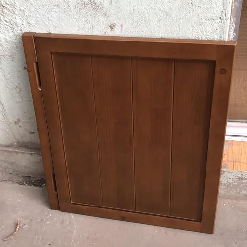 Media puerta de madera oscilante, abre ambas formas para particiones de cocina y baño
