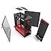 Phanteks PH-EC416PSTG_BR Eclipse P400S Silent Edition with Tempered Glass, Black/Red Cases