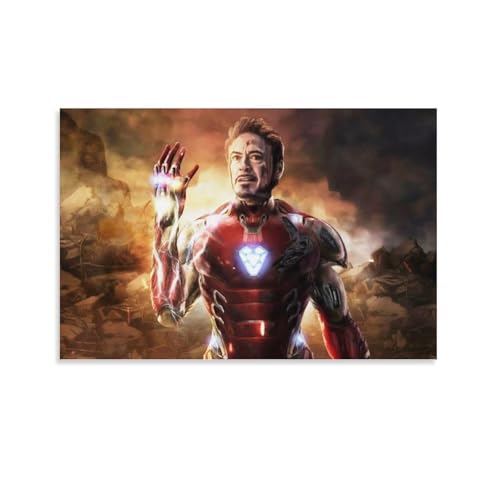No.277フレーム付きキャンバスアート　アベンジャーズ　アイアンマン 額付きポスター】アイアンマン アメコミ マーベル