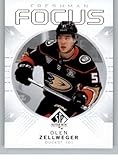 2024-25 SP Authentic Freshman Focus #FF-47 Olen Zellweger RC Rookie Card Anaheim Ducks Official Hockey Card in Raw (NM or Better) Condition