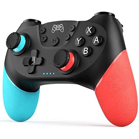 Hbaid Wireless Controller für Switch, Bluetooth Switch Controller für Switch/Switch Lite, Wireless Switch Controller mit Turbo, Gyro-Achse, Dual Shock und Motion Control, Einfacher & Langes Spiel Cover