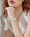Imagen de CIVO Reloj Mujer Acero Inoxidable: Dorado Plata Pequeño Analógico Cuarzo Impermeable con Diamantes
