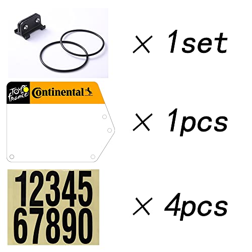 Cestbon Bike Race Numbers Plate Tour de France Bike Number Mount for Seat Post Cycling Racing Number Holder