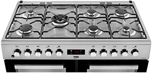 Fuel Double Oven Range Cooker - Stainless Steel - Image 6