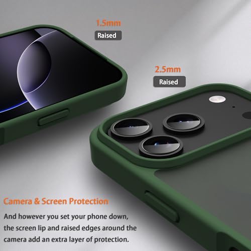 Image of iPhone 18 pro max /17 pro max Case,Translucent Matte(Green)