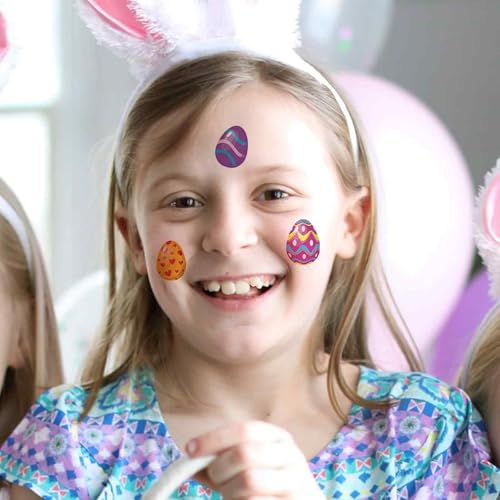 Aufkleber Ostern - 256 Stück Selbstklebend Ostereier Sticker Ostersticker,Osteraufkleber Sticker Ostern Osterdeko für für Osterkarte Geschenke Umschlag Verpackung DIY Oster Basteln Deko