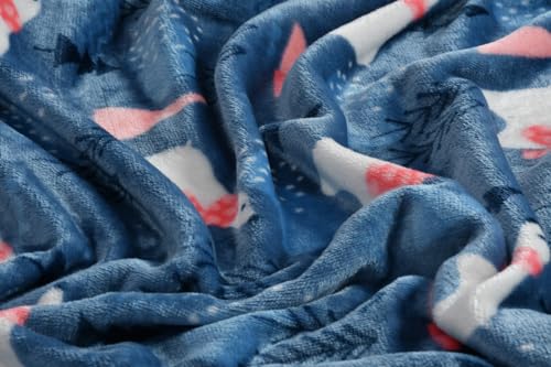 Image of Florida All Season AC Baby Blanket Swaddler Wrapper Flannel Soft and Comfortable for 0-5 Years Babies with Adorable Prints and Designs (Bear Blue)