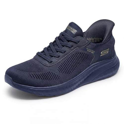 Skechers Femme Bobs Squad Chaos Current Muse Basket, Dark Navy Textile, 37 EU