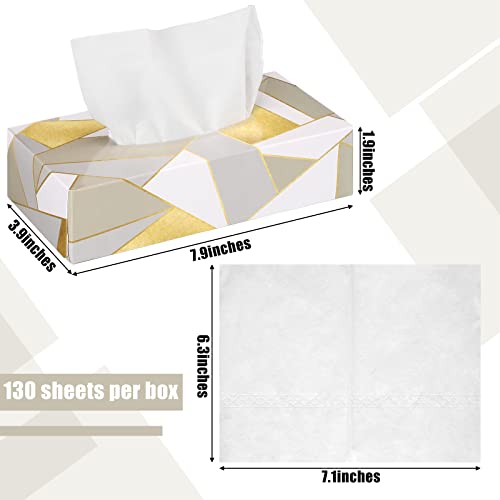Image of Yinder 12 Packs Back to School Facial Tissue Boxes 1560 Sheets Soft Facial Tissue Bulk for Teacher Classroom School 2 Ply 130 Sheets Travel Tissues for Home Office Car Kitchen Wedding(Modern)