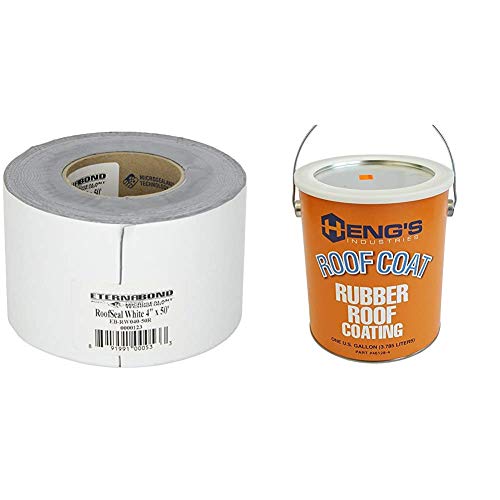 EternaBond RSW450 RoofSeal Sealant Tape, White4" x 50